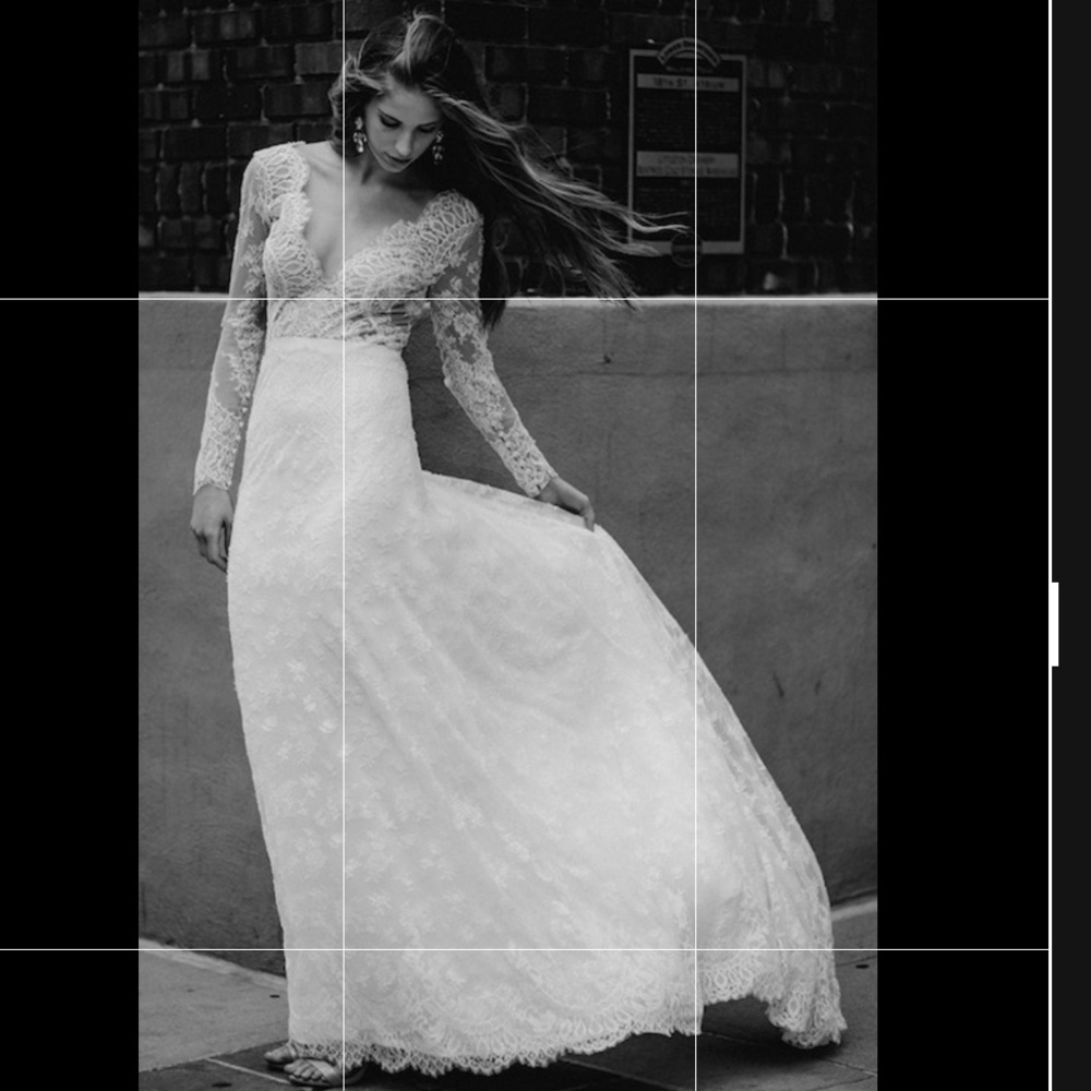 Carolina Herrera Claudette White Lace Wedding Dress